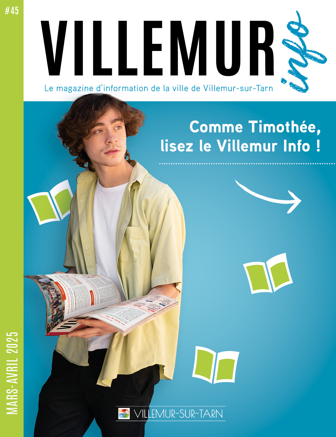 Couverture Villemur Info n°45 mars avril 2025