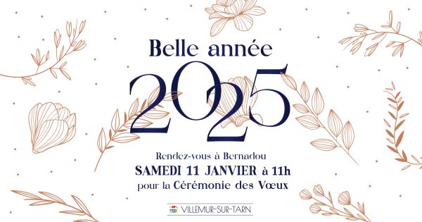 Meilleurs vœux 2025 !