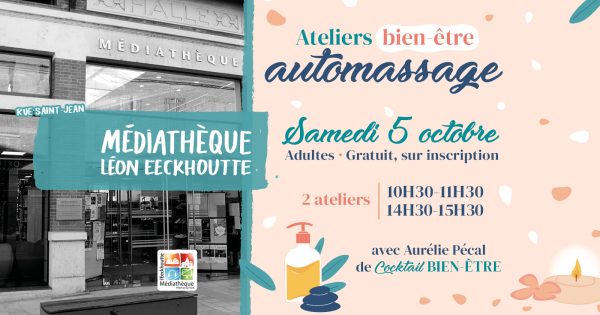 Ateliers bien-être automassage à la médiathèque