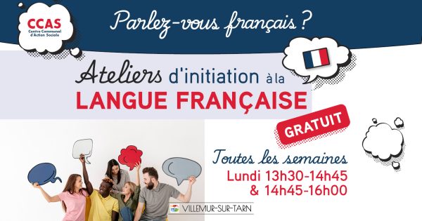 Ateliers d’initiation à la langue française