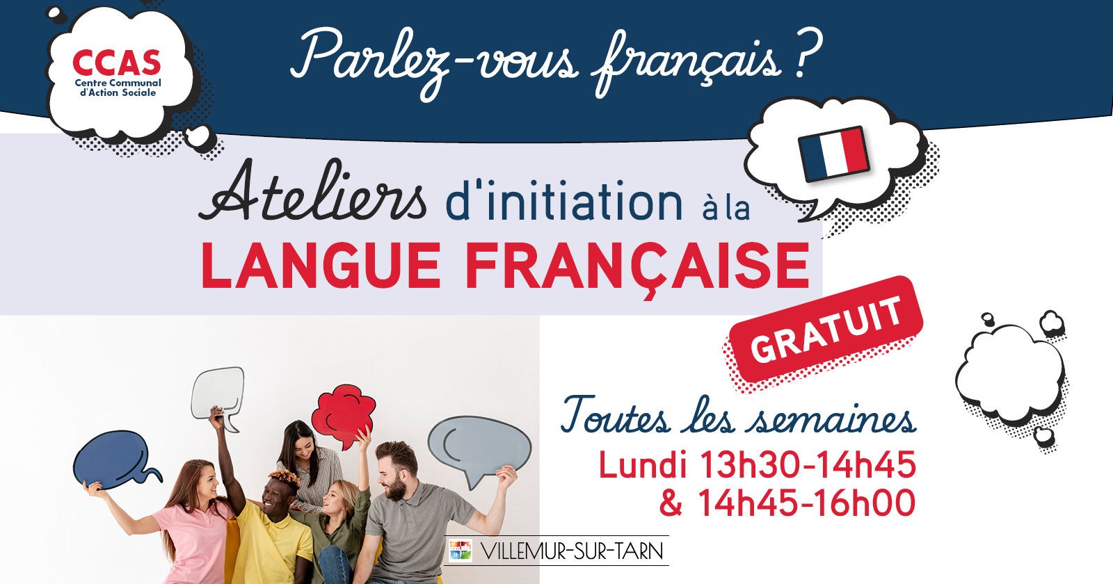 Ateliers d’initiation à la langue française