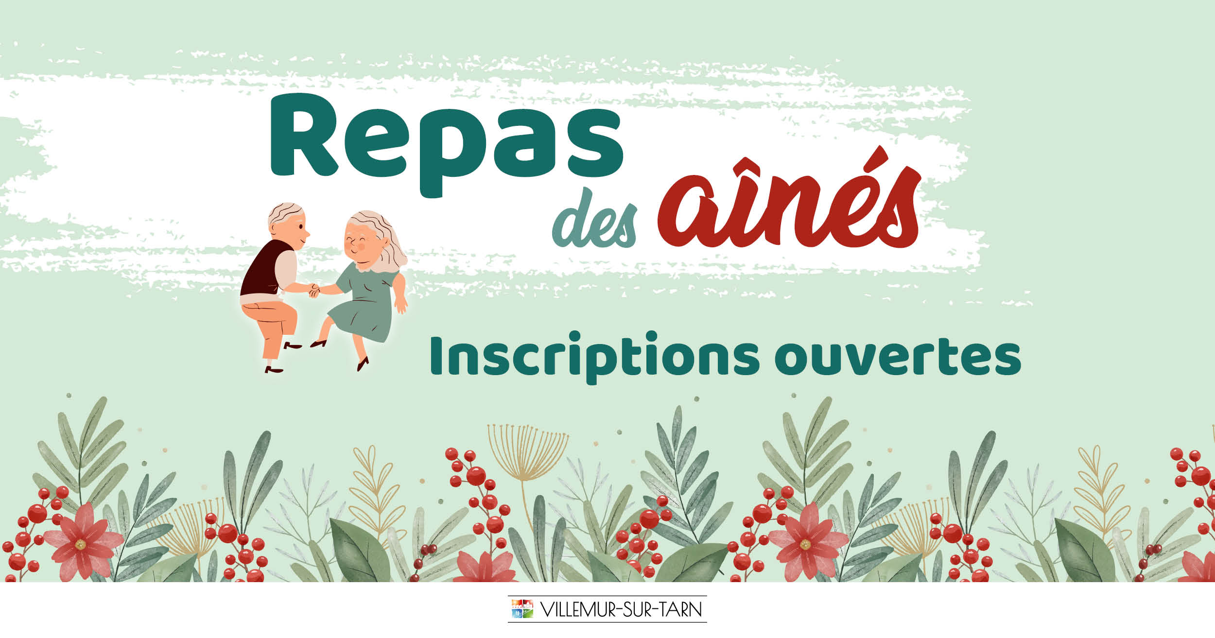 Inscrivez-vous pour le repas des aînés !