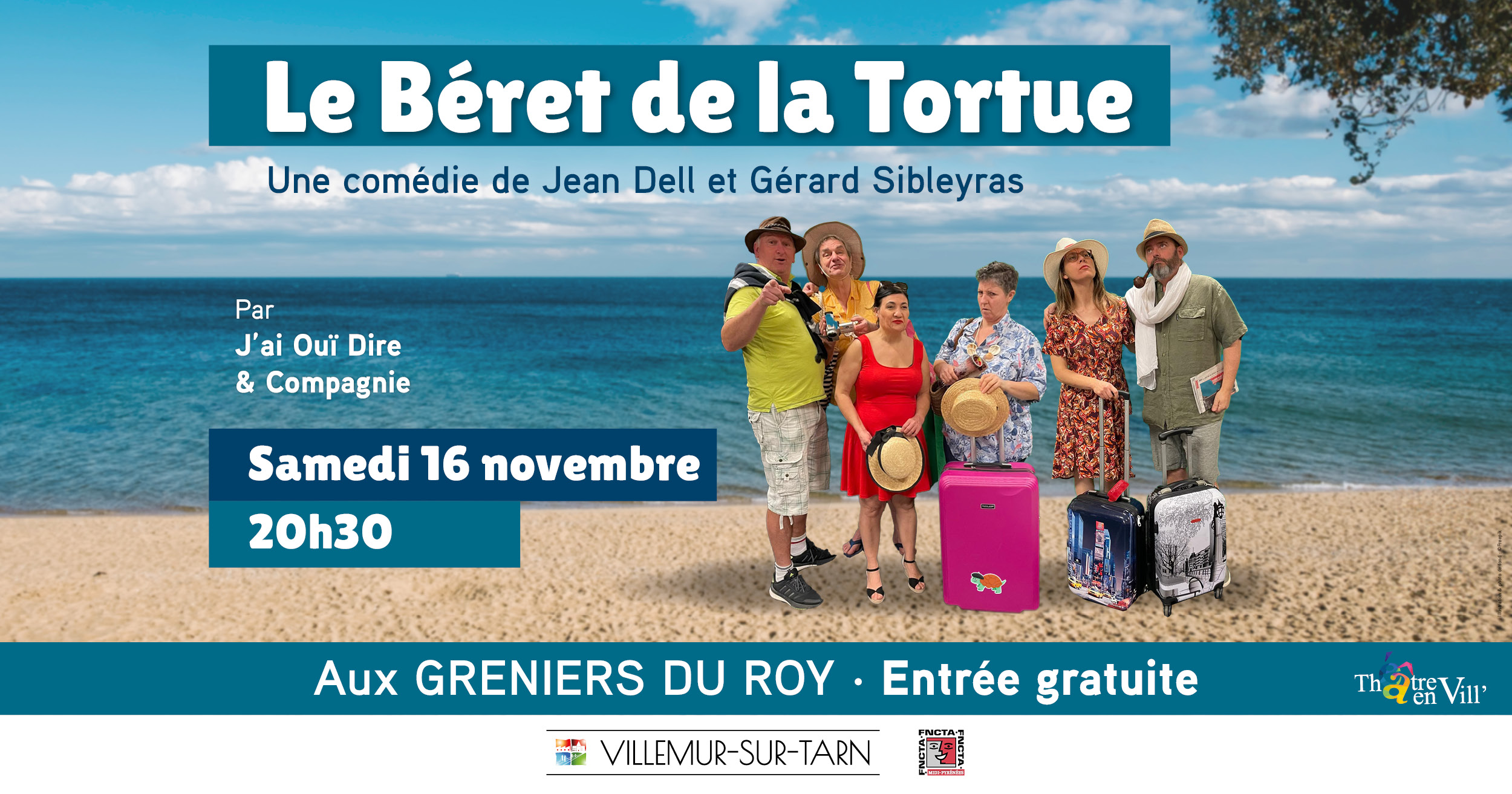 Théâtre : Le Béret de la Tortue