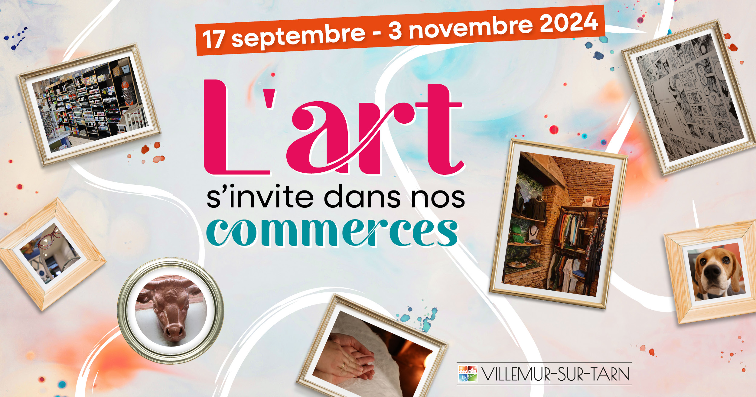 L’Art s’invite dans nos commerces !